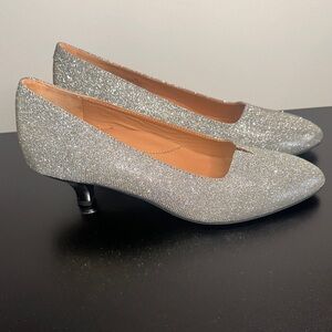 Pewter Dance Glitter Fun Heels